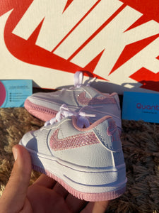 Air Force Branco e Rosa - Infantil