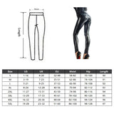 Calça de Couro Aveludada
